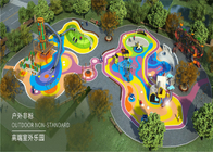 Oyun Alanı Paslanmaz Çelik Slide Ticari Aqua Park Ekipmanları
