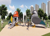 Çocuk Bahçesi Parkı İçin Özelleştirilmiş Paslanmaz Çelik Tünel Slaytları