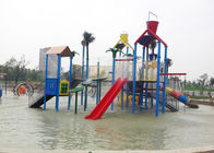 Yüzme Havuzu Su Parkı İnşaatı, çocuklar için açık Su Oyun Alanı Ekipmanları