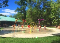 Galvanizli Boru Çocuk Su Bahçesi İnteraktif Çocuk Sıçrama Parkı