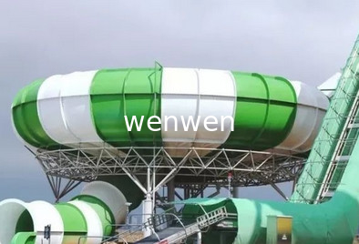 33m Space Bowl Özel Su Kaydırağı Aqua Resort Su Oyun Ekipmanı