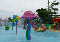Yaz Tema Parkı Yüzme Havuzu Ahtapot Spray Aqua Park Ekipmanları Fiberglas ile