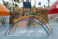 Gökkuşağı Kapı Sıçrama Aqua Bahçesi Sprey Çeşmeleri Oyun Yapısı