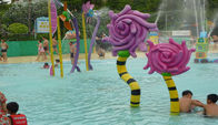 Çocuklar Su Bahçesi Croal Çiçek Aqua Park Ekipmanları Su Havuzu Oyuncakları Lotus Seedpod Spray