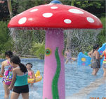 Mantar Grubu Kids Spray Park Ekipmanları, Su Parkı için Özelleştirilmiş Fiberglass Dekorasyon