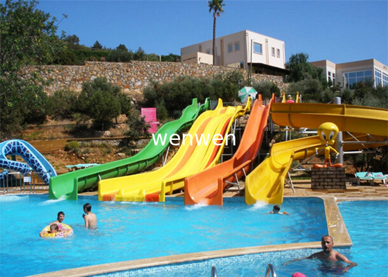 Hotel Resort Su Parkı Kaydırağı Fiberglas Su kaydırağı Aqua Tema Parkı Ekipmanları