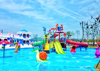 Yüzme Havuzu Su Parkı İnşaatı, çocuklar için açık Su Oyun Alanı Ekipmanları