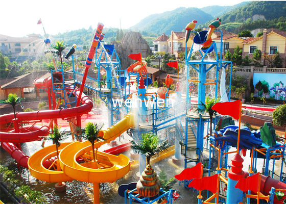 Anti - UV Eğlence Parkı 30m3 / H Su Oyun Parkı