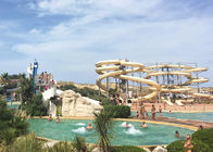 Dayanıklı Spiral Yüzme Havuzu Slayt Büyük Heyecanlı Çocuk Bahçesi Eğlence Ekipmanları