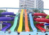 Yüksek Hızlı Su Kaydırağı, Aqua Park Yüzme Havuzu Çocuk / Yetişkin Vücut Su Kaydırağı