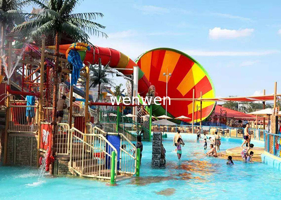 Super Whirlwind Water Slide Aqua Fiberglas Tema Parkı Ekipmanları