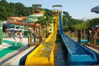 Yetişkinler İçin Fiberglas Su Parkı Slide / Yüksek Hızlı Su Oyun Ekipmanları Uyarıcı