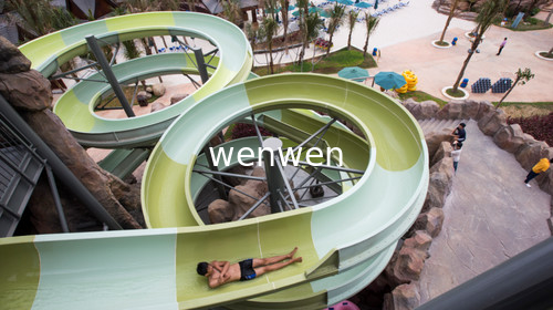 Su Parkı İnşaatı Fiberglas Açık Spiral Su Parkı Slide 400 Rider / H / Lane