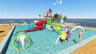 Ticari Çocuk Su Parkı Tasarımı Fiberglas Havuz Oyun Su Ekipmanları