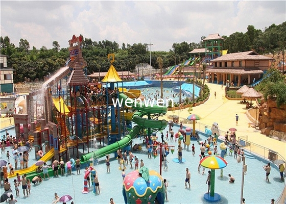 Aqua Bahçesi Ekipmanları Su Temalı Park Resort Otel İçin Aqua Evi