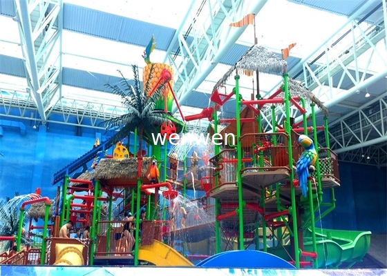 Otel İçin Anti UV Aqua Oyun Alanı Çocuk Su Oyun Kaydırağı