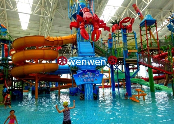 50 Kişilik 30m3 / H Aqua Oyun Parkı Korsan Gemisi Su Evi