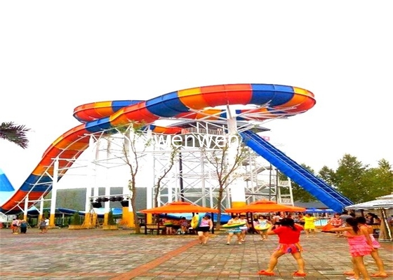 Yetişkinler İçin Özel Boomerang Su Kaydırakları Ticari Su Parkı Ekipmanları