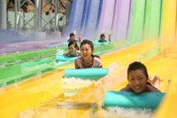 Resort Park İçin Yetişkin Gökkuşağı Fiberglas Su Kaydırağı