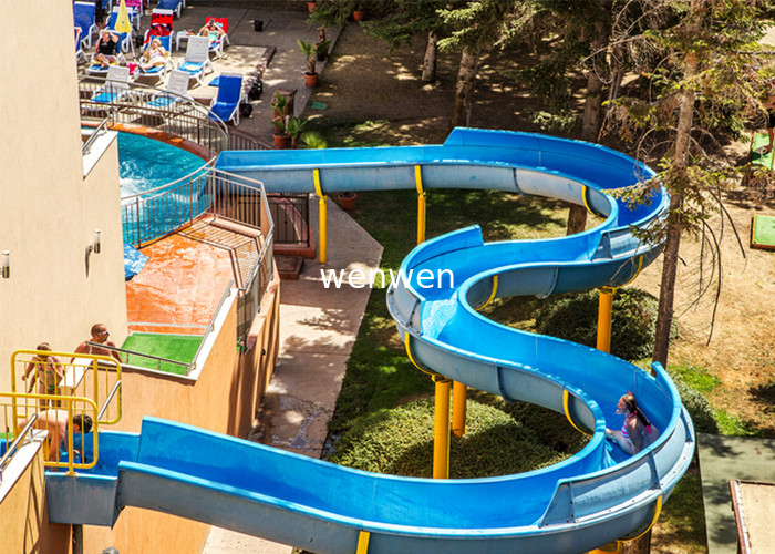 Hotel Resort Su Parkı Kaydırağı Fiberglas Su kaydırağı Aqua Tema Parkı Ekipmanları