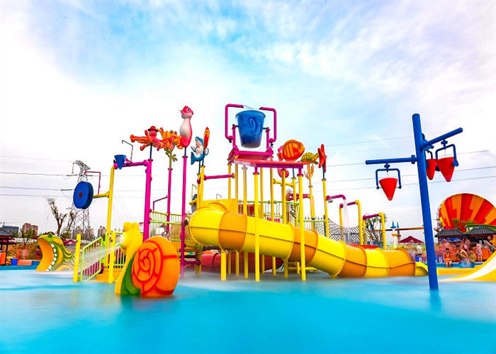 Dinlenme için Özel Aqua Oyun Alanı Eğlence Parkı Ekipmanları